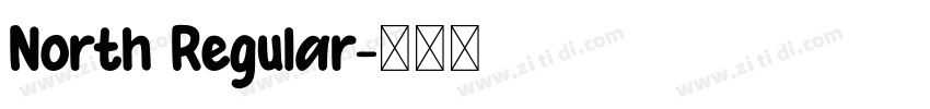 North Regular字体转换